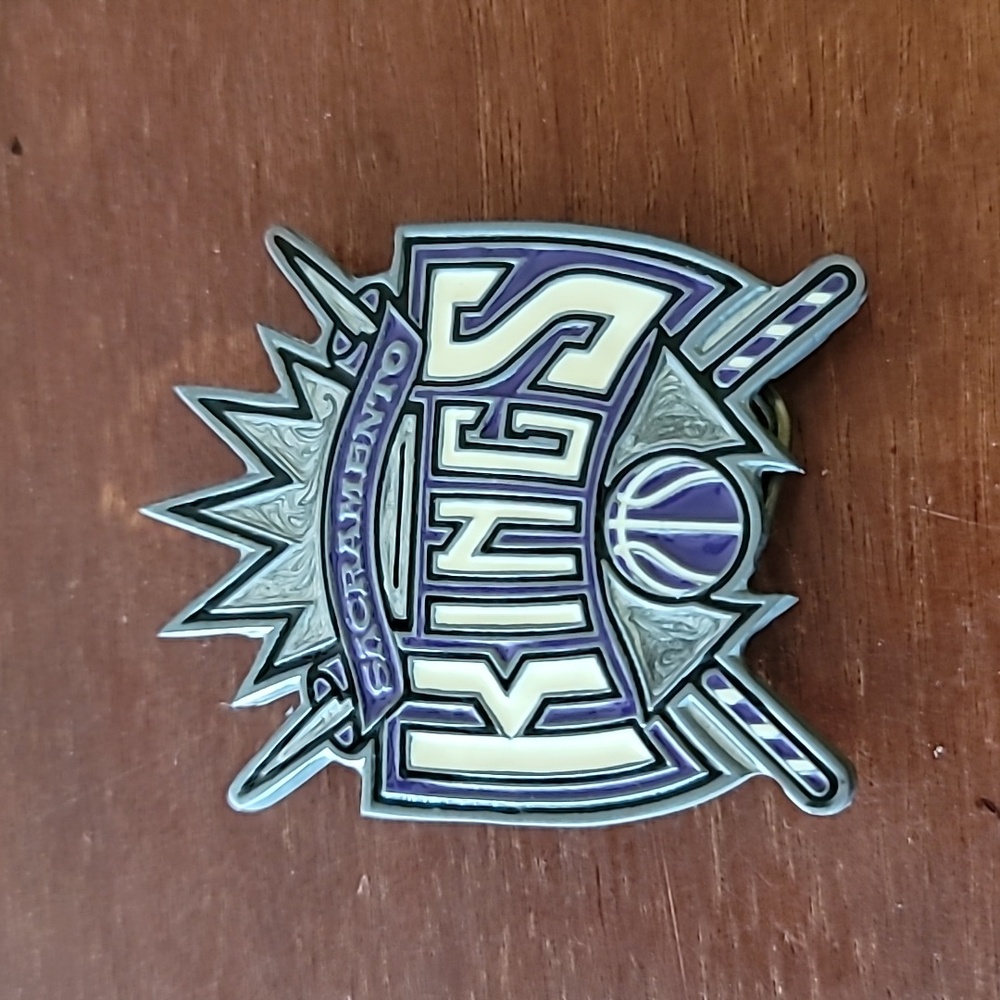 Sacramento Kings NBA Belt Buckle Basketball Logo Official Licensed Product 2005